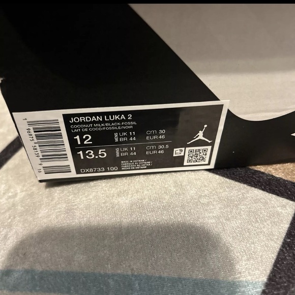 Jordan‎ Luka 2 in Coconut Milk and Black Fossil Size 12 for Men’s - Picture 12 of 12